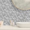 Hexagon Morden Peel and Stick Backsplash Mosaic Tile