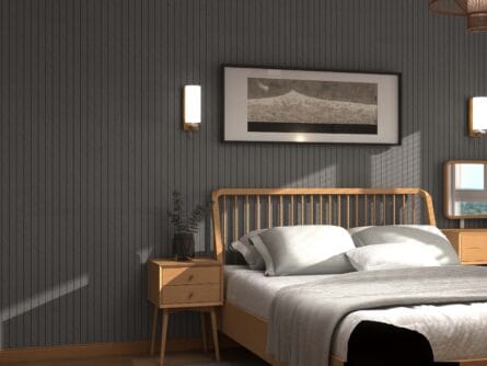 Grille Wall Sticker With Oak Style