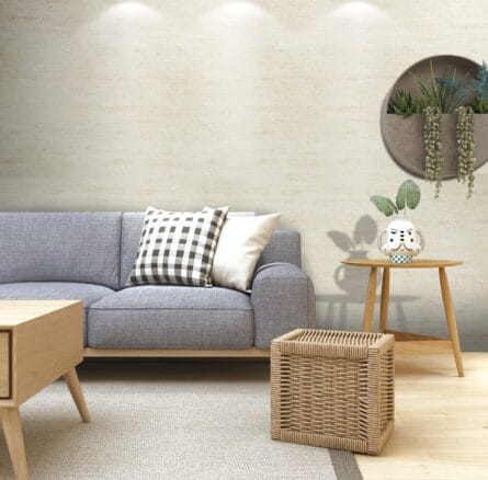 3D Soft Ceramic Self Adhesive Wall Sticker With Sandstone Texture Surface