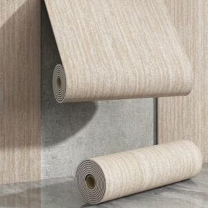 3D Soft Ceramic Self Adhesive Wall Sticker With Sandstone Texture Surface