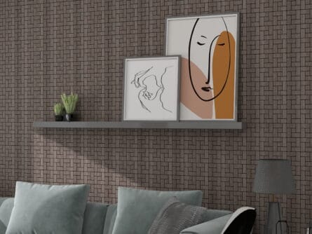 Mosaic Wall Tile Sticker with Marble Veining