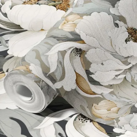 Patterned Injet Self ahesive Film With Peony Design