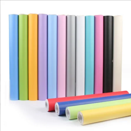 Solid Color Self Adhesive Film With Aluminum Backing