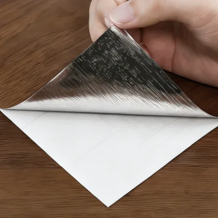 Black Walnut Texture Self Adhesive Film  with Aluminum Backing