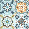PVC Flooring Peel And Tile Sticker Vibrant Moroccan-inspired Style