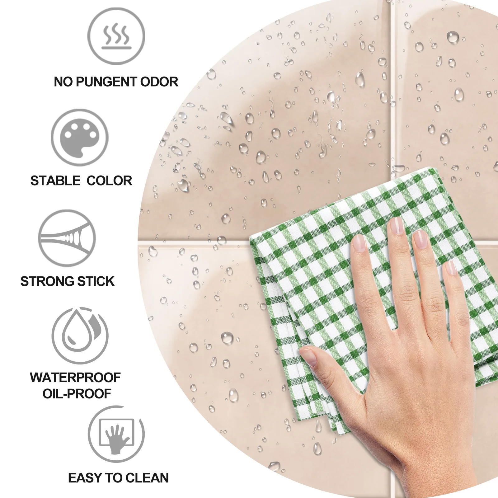 FEATURE Backsplash Tile Sticker With Mosaic Design 1