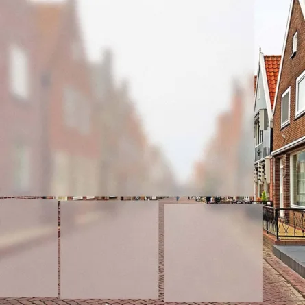 PVC Self Adhesive Privacy Window Film With Frosted Design