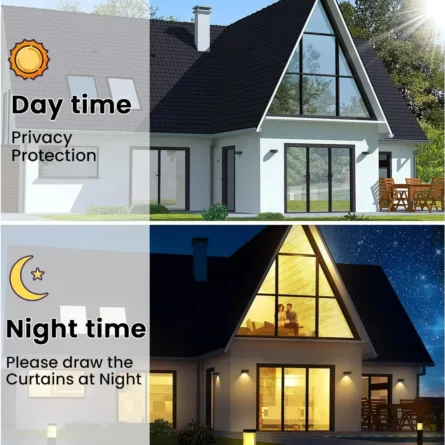 Solar Window Static Cling Film With Black Sliver Color