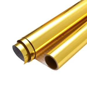 Metallic Film With Golden Color