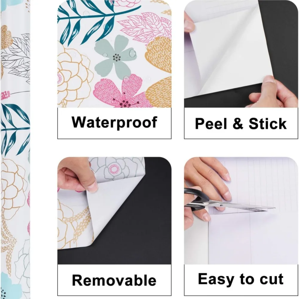 卖点 3 Patterned Injet Self ahesive Film With Rose Design 1